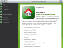 Tablet Screenshot of hybriddrivingschools.com